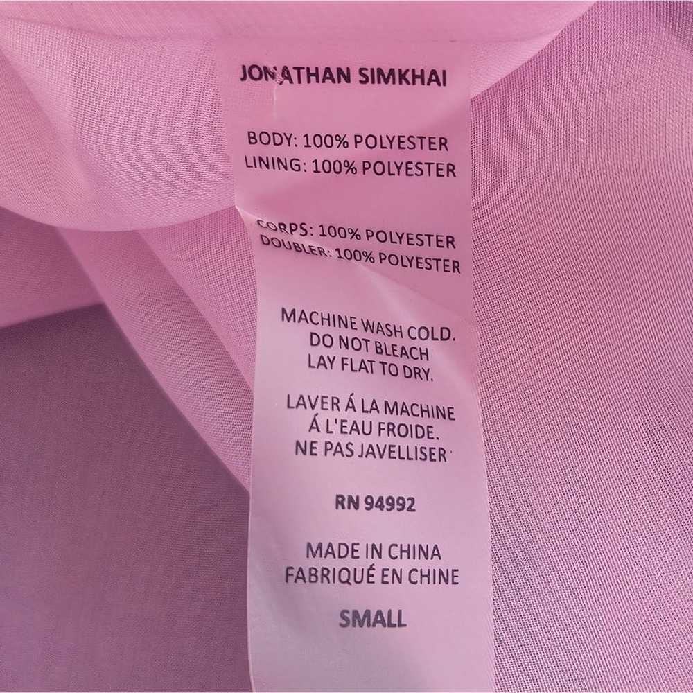 JONATHAN SIMKHAI Ombré Halter Maxi Dress Pink Siz… - image 8
