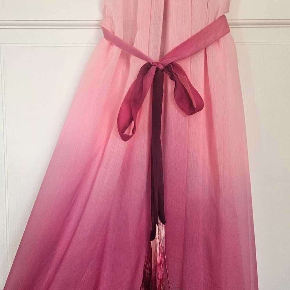 JONATHAN SIMKHAI Ombré Halter Maxi Dress Pink Siz… - image 9