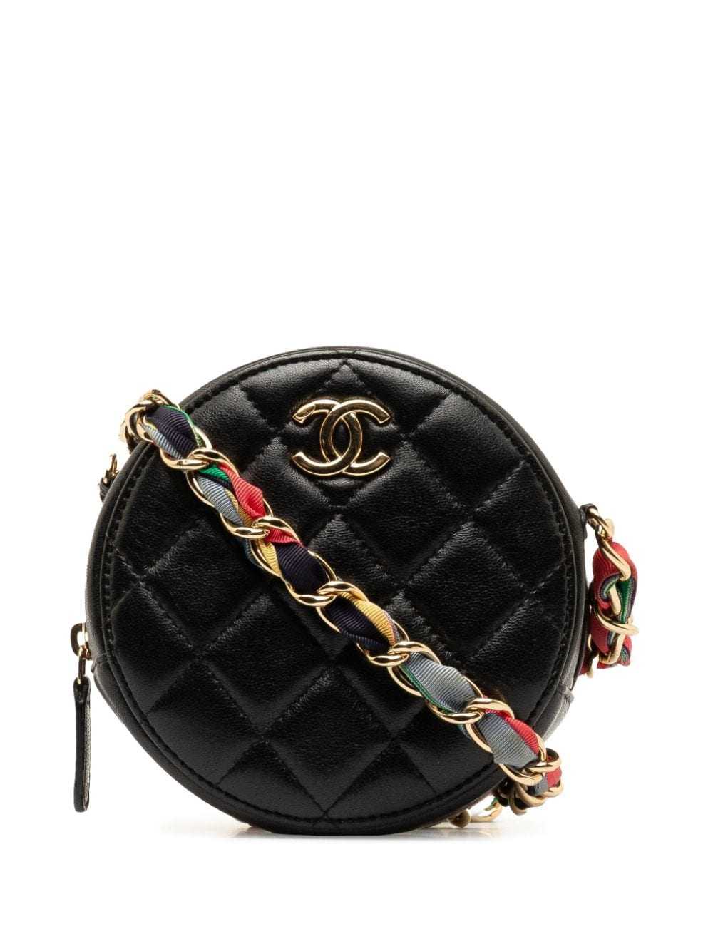 CHANEL Pre-Owned 2020 Quilted Lambskin Ribbon Rou… - image 1