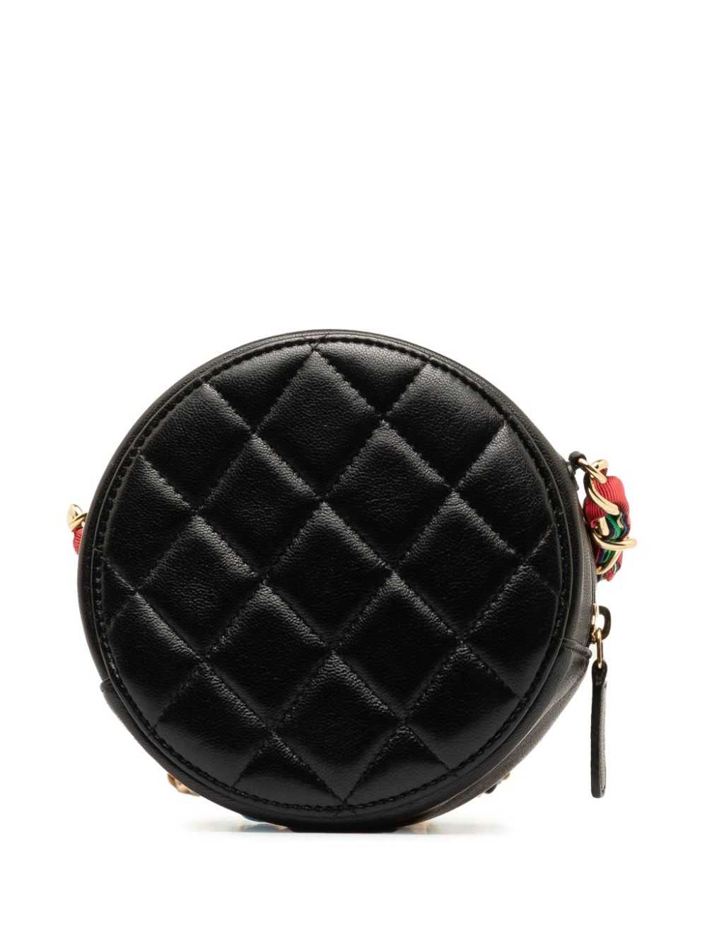 CHANEL Pre-Owned 2020 Quilted Lambskin Ribbon Rou… - image 2