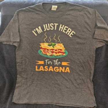 XL Graphic tee "I'm just here for the LASAGNA" Gr… - image 1