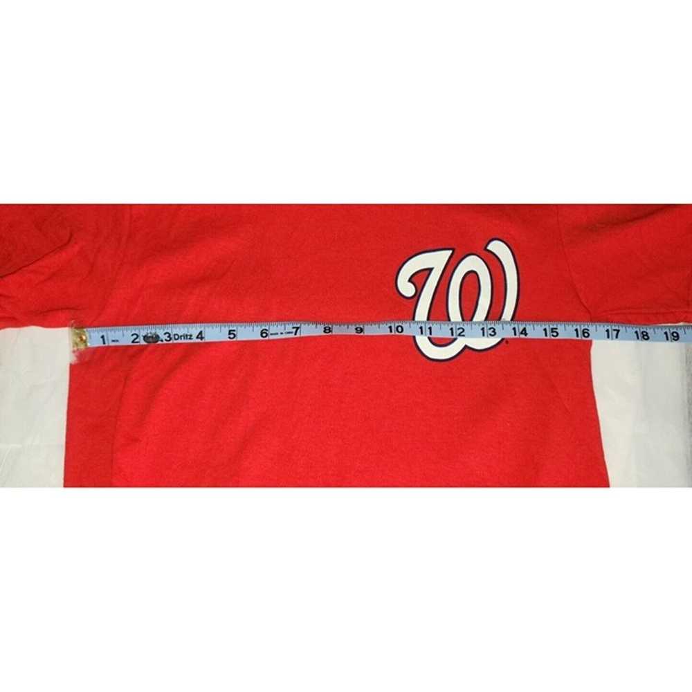 Washington Nationals  Bryce Harper #34 red shirt … - image 4