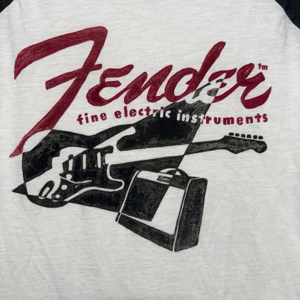 Lucky brand, Fender guitar shirt size large - image 2