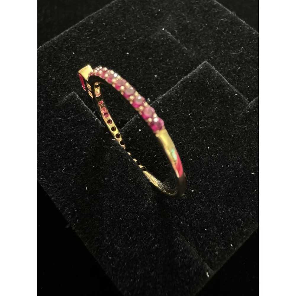 Non Signé / Unsigned Rubis yellow gold ring - image 4