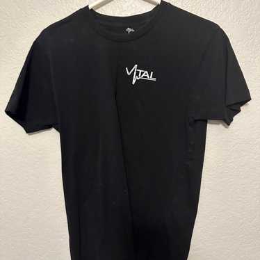 unisex black vital apparel tee - image 1