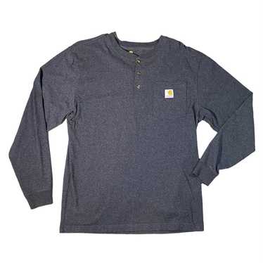 Carhartt Original Fit Long Sleeve 1/2 Button Shir… - image 1