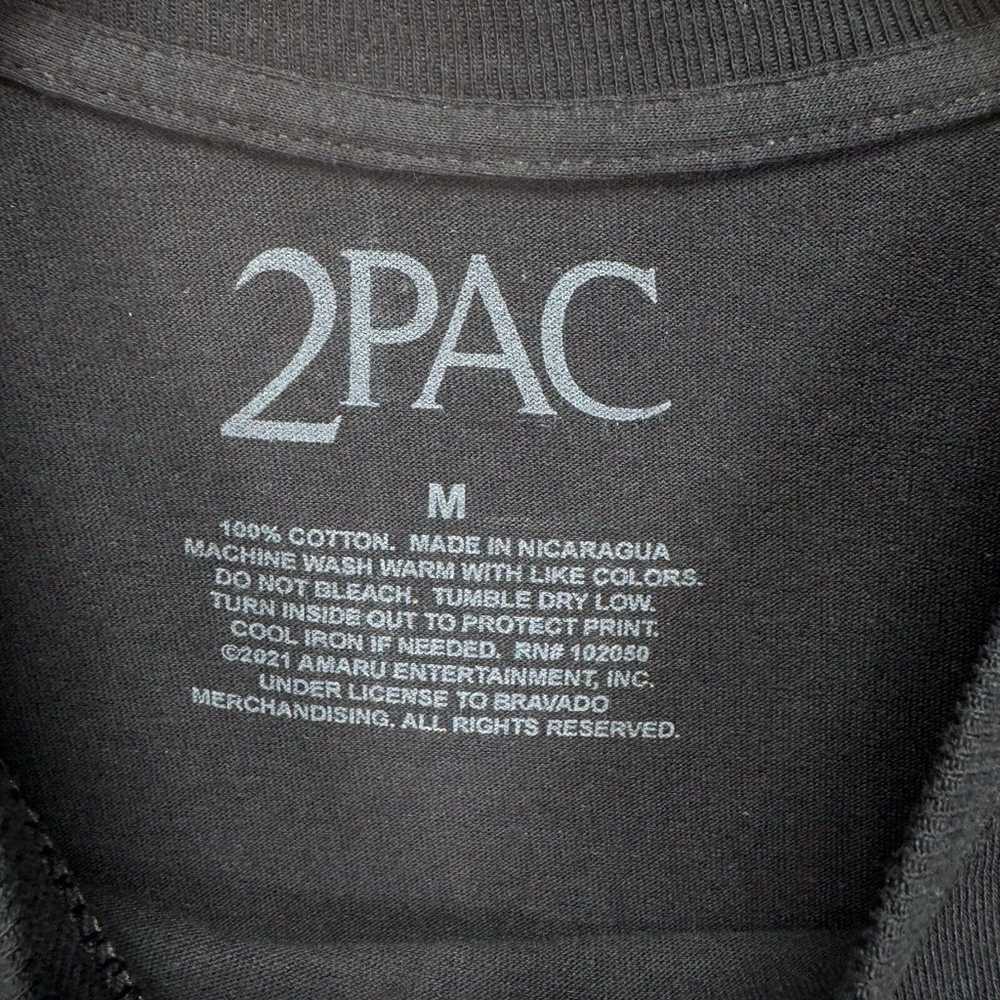 Tupac Shakur 2Pac T-Shirt Men's Long Sleeve All E… - image 3