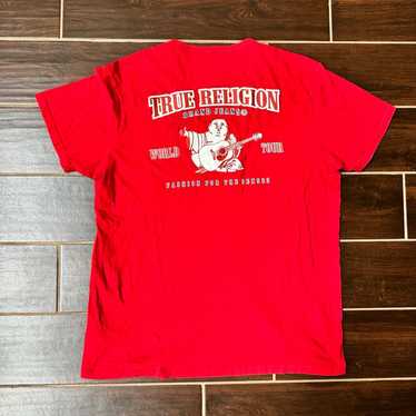 Vintage Y2K 2000s True Religion world tour shirt … - image 1