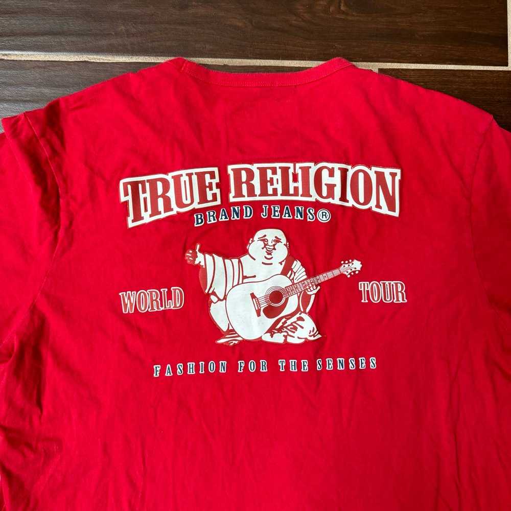 Vintage Y2K 2000s True Religion world tour shirt … - image 2