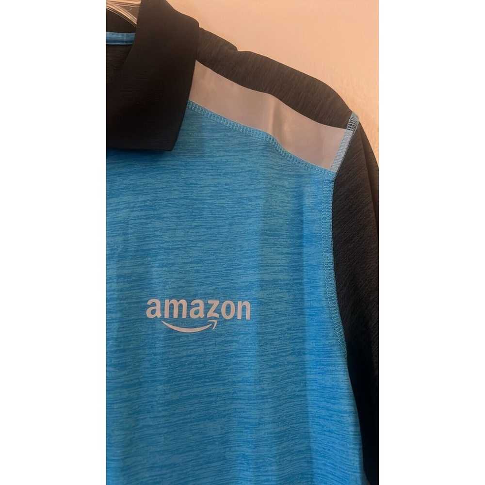 Amazon Polo Shirt Mens Small Blue Employee Unifor… - image 5