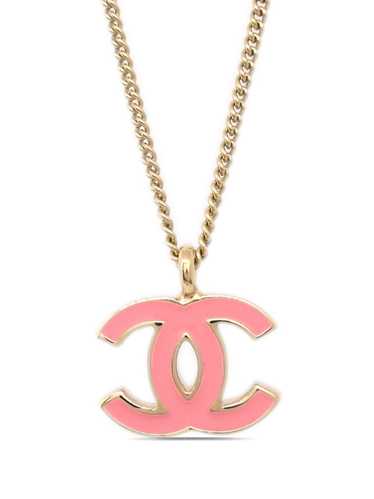 CHANEL Pre-Owned 2001 CC pendant necklace - Gold - image 1