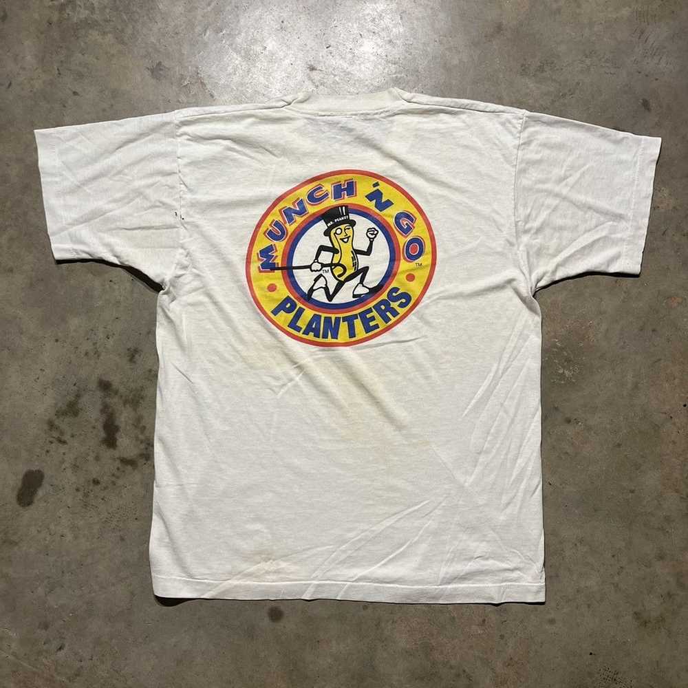 Vintage 90s Munch n' Go Planters Peanuts T-Shirt - image 5