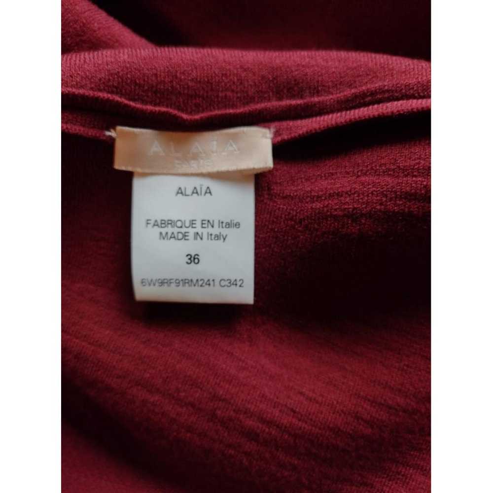 Alaïa Wool mid-length dress - image 3