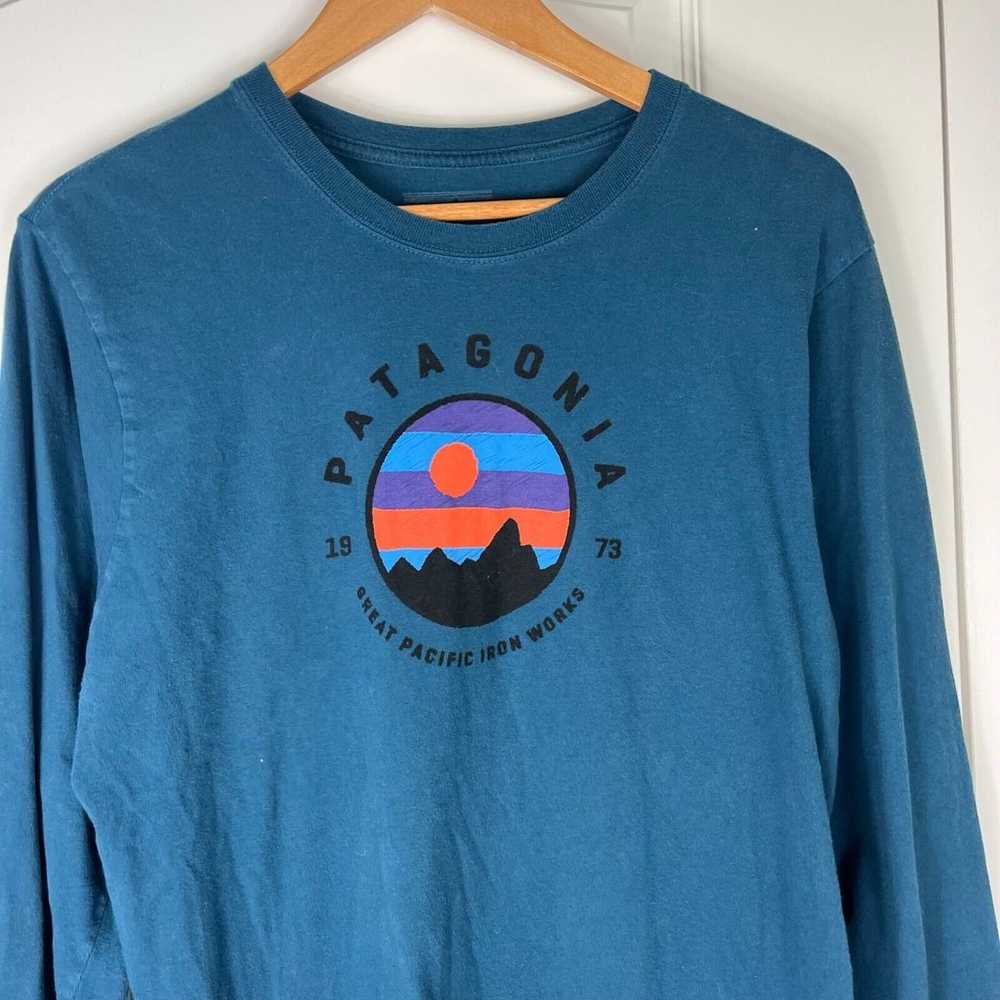 Patagonia Long Sleeve Tee T-Shirt Men's Medium Gr… - image 3