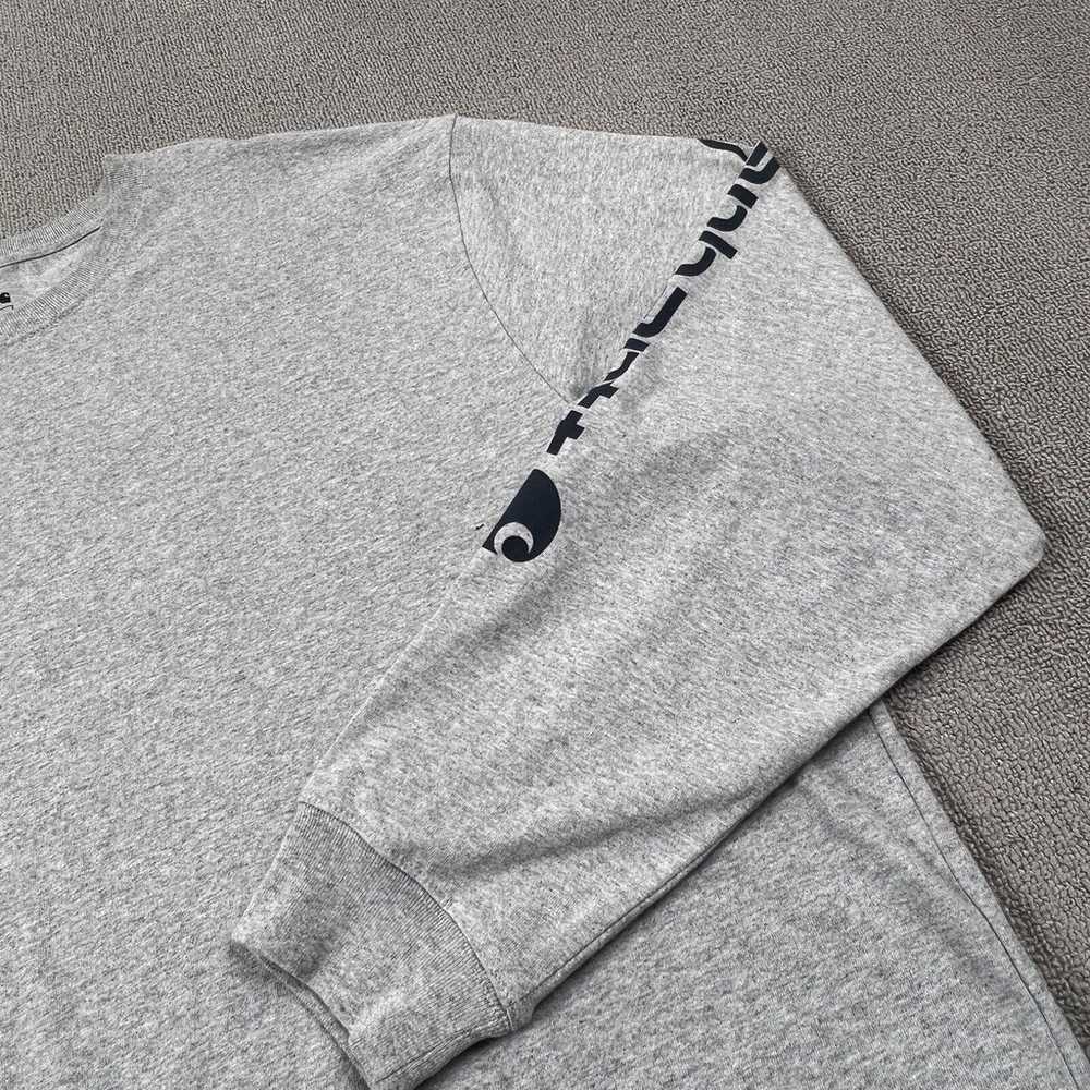 Carhartt Shirt Adult 2XL XXL Gray Long Sleeve Loo… - image 3