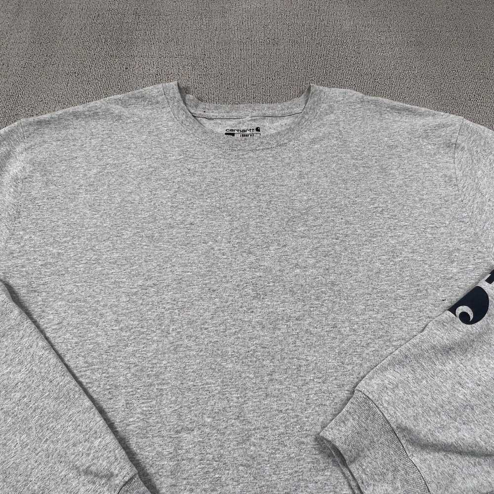Carhartt Shirt Adult 2XL XXL Gray Long Sleeve Loo… - image 7