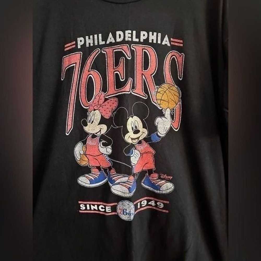 Disney x 76ers junk food tee shirt - image 3