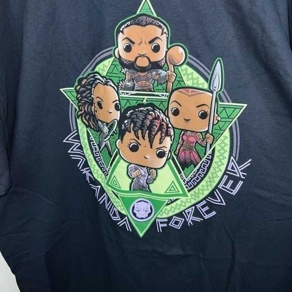 Funko Pop and Marvel Wakanda Forever T-Shirt - image 2