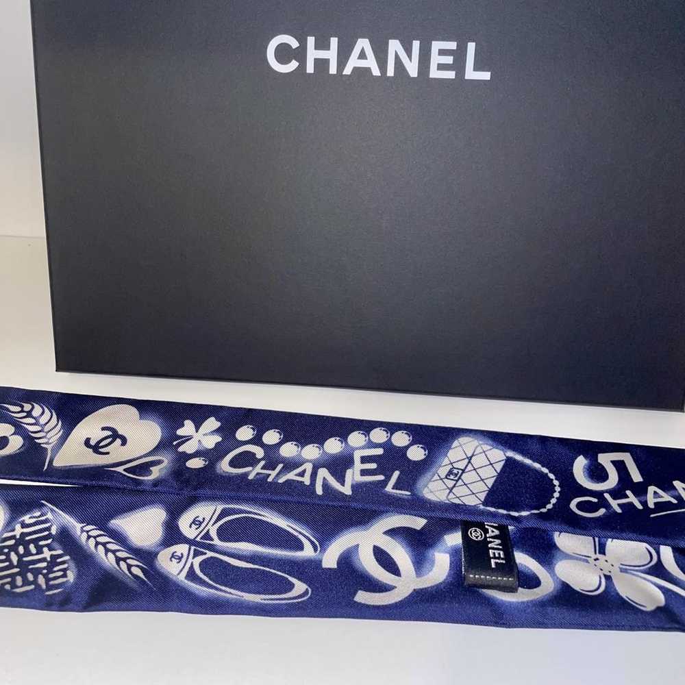 Chanel Silk scarf - image 9