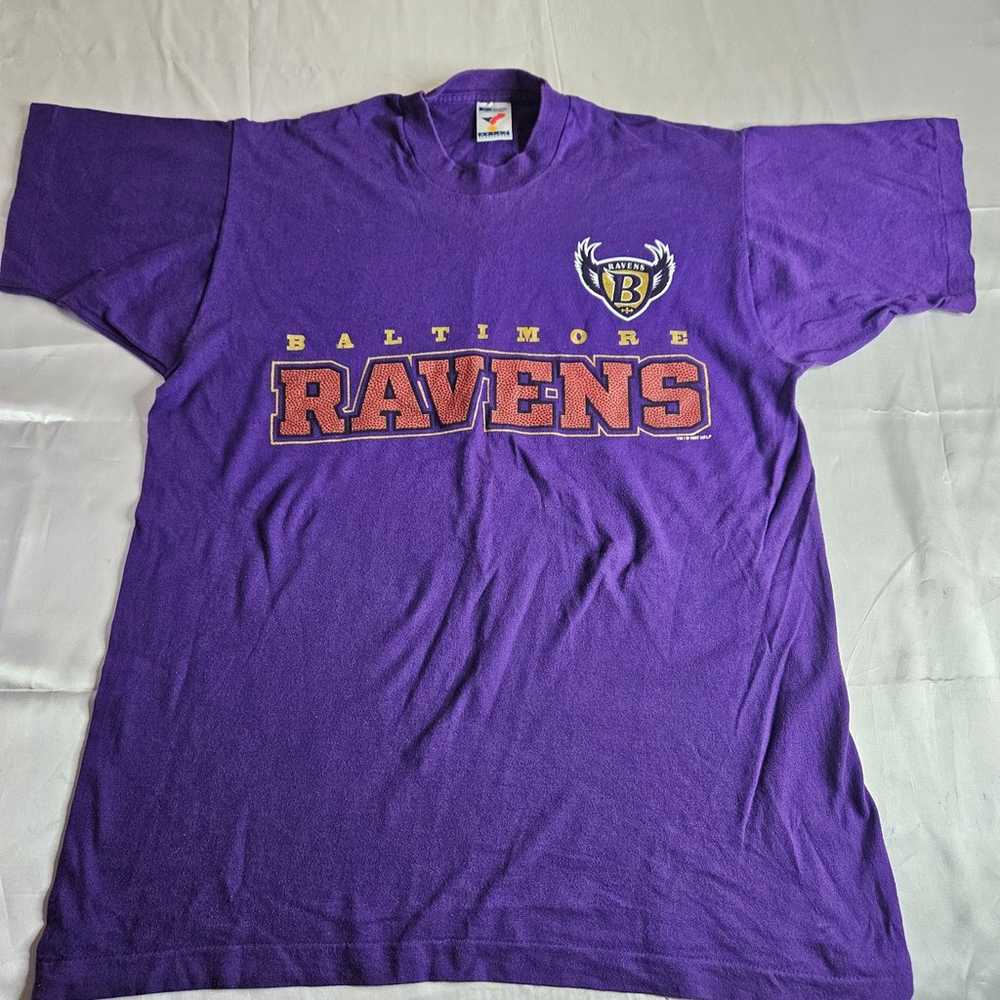 Vintage Baltimore Ravens 1997 Size XL Mens Purple… - image 2