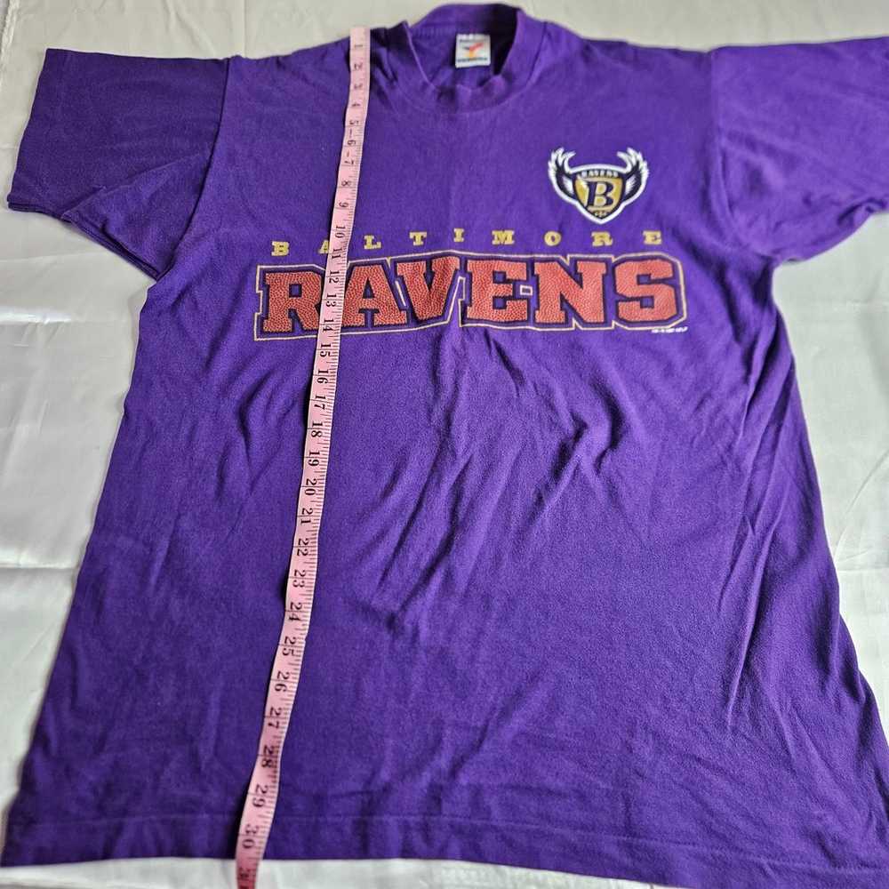 Vintage Baltimore Ravens 1997 Size XL Mens Purple… - image 6