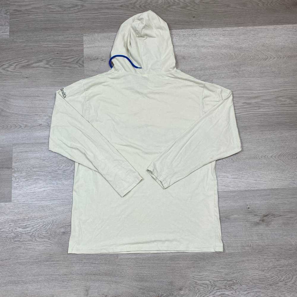 LA Dodgers Logo Long Sleeve Hoodie Shirt Men's L - image 4