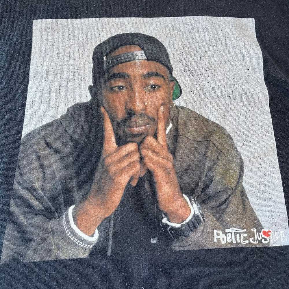 Poetic Justice Tupac 2Pac Shakur Mens T-shirt Top… - image 2