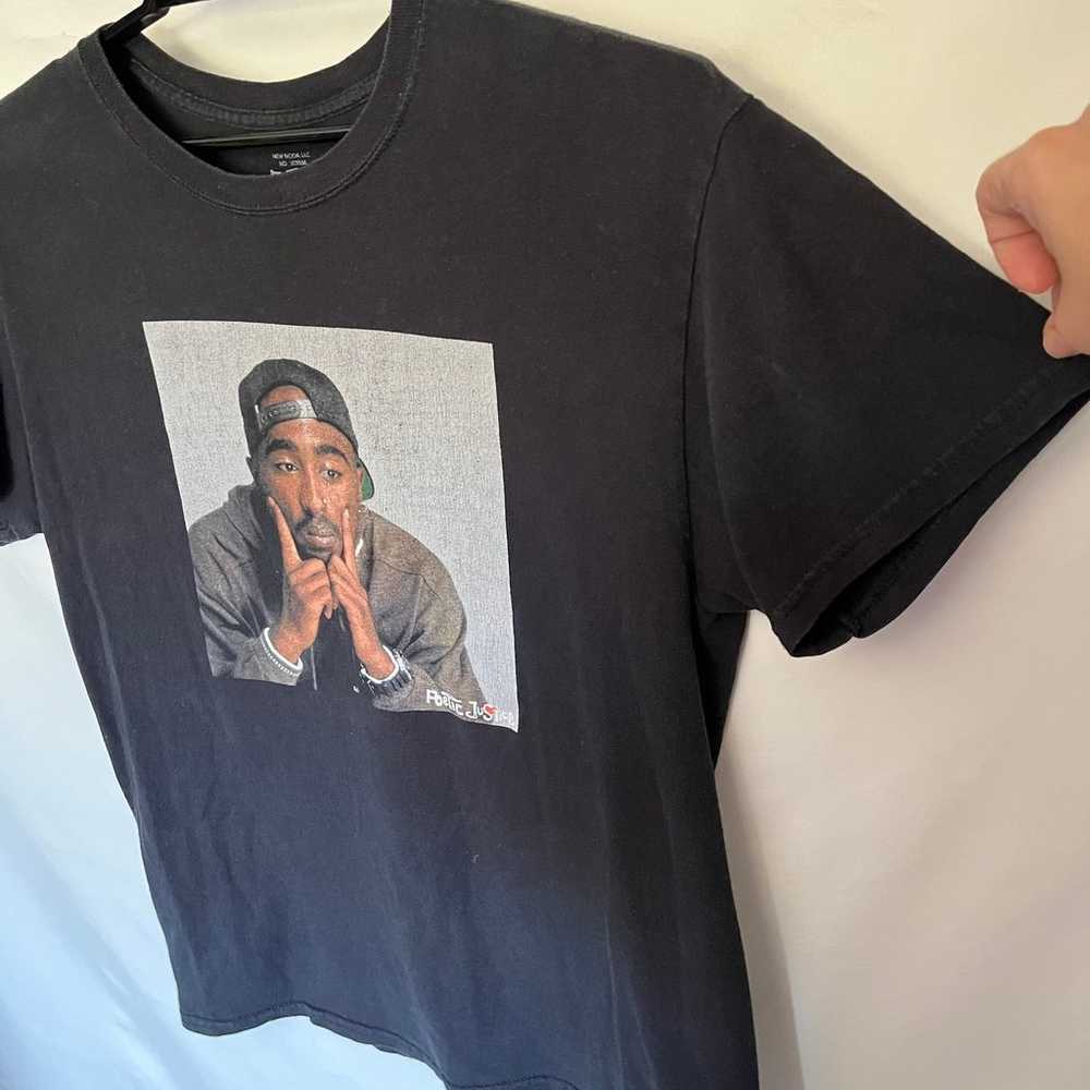 Poetic Justice Tupac 2Pac Shakur Mens T-shirt Top… - image 5