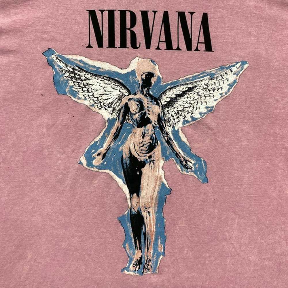 Nirvana In Utero Rock Tshirt size extra large - image 2