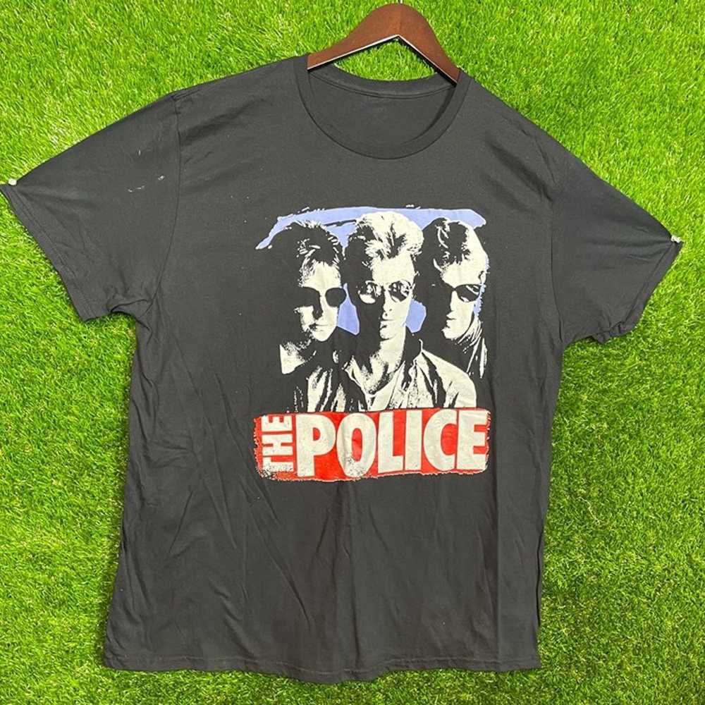 rock bands the police and sting T-shirt size XL - image 1