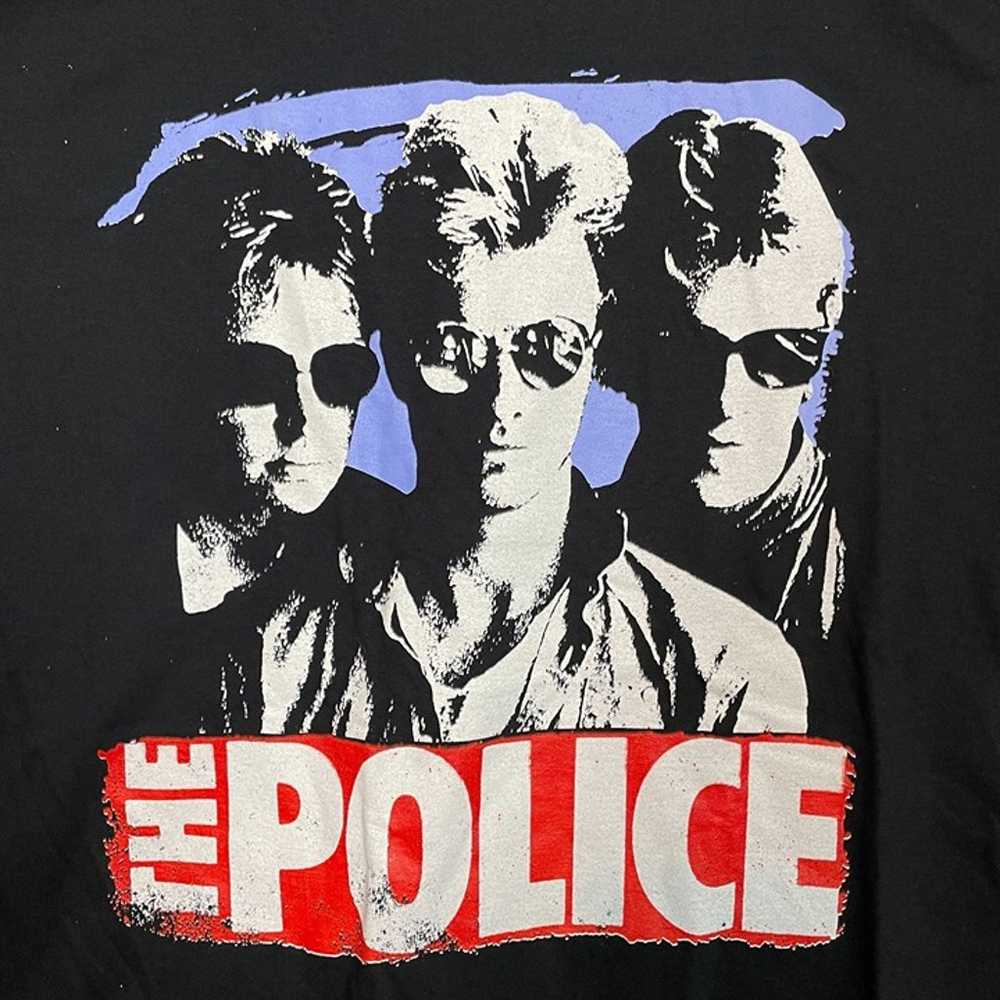 rock bands the police and sting T-shirt size XL - image 2