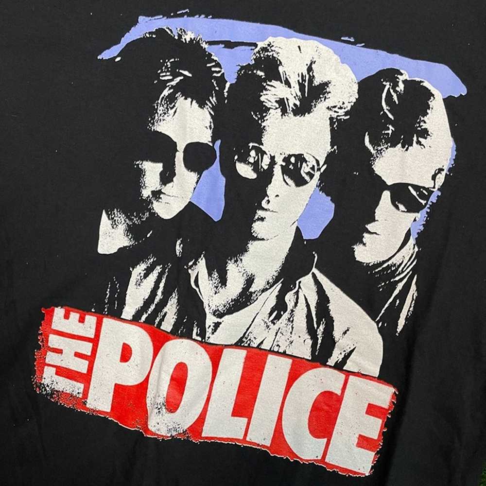 rock bands the police and sting T-shirt size XL - image 4