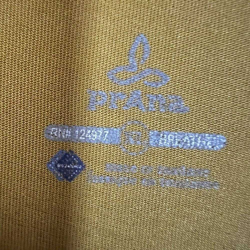 Prana Shirt Mens XL Extra Large Gold Short Sleeve… - image 2