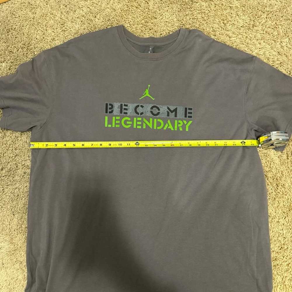 Jordan Brand Grey/Green Shirt 3XL - image 6