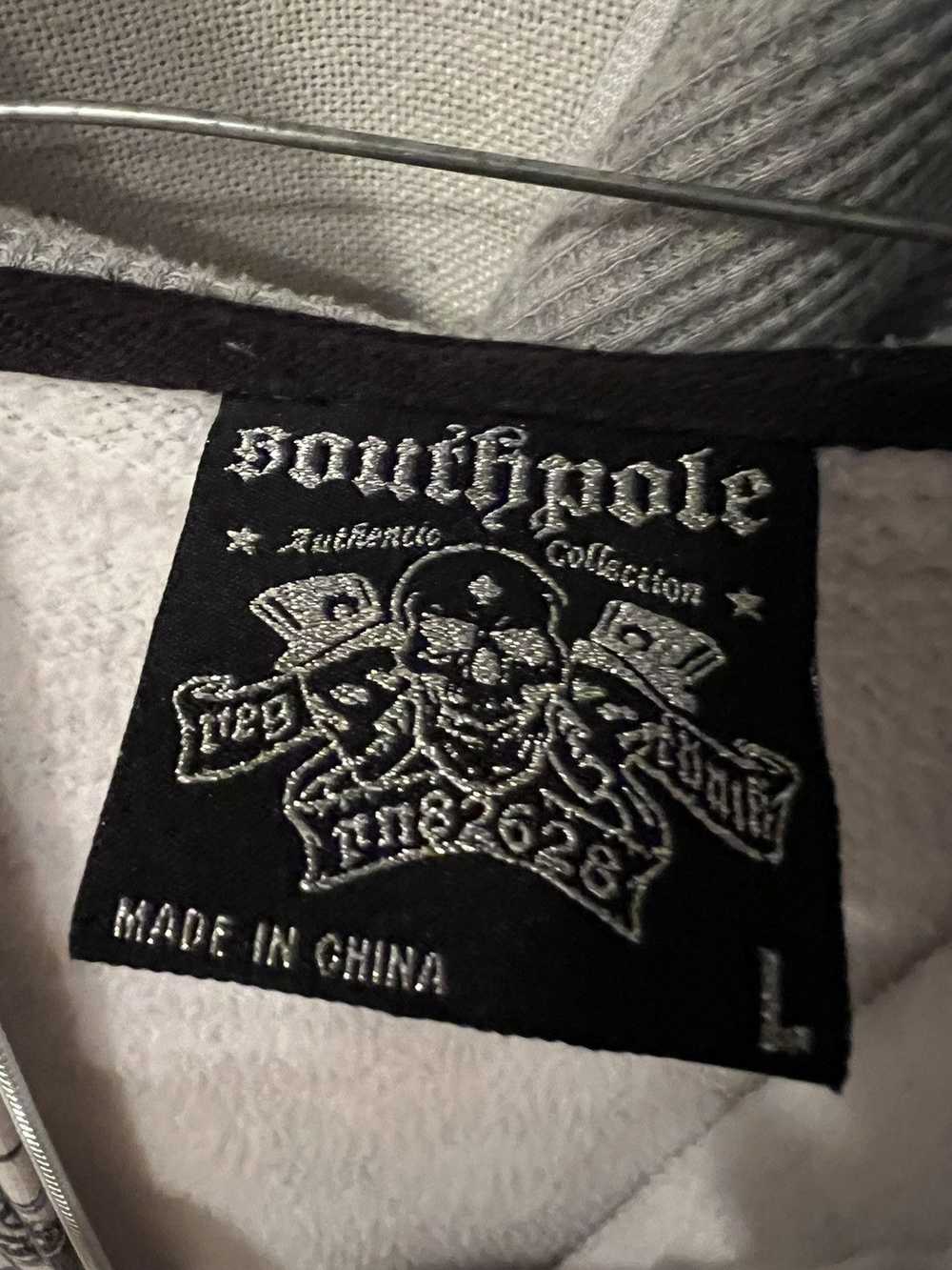 Southpole Rare SouthPole Aop Skull Full Zip Hoodie - image 3