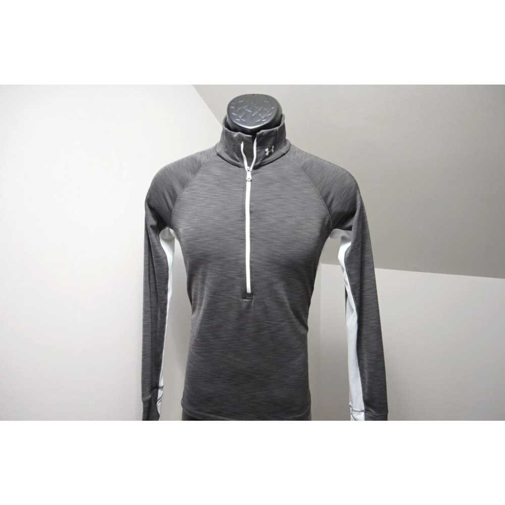 Nike Under Armour 1/2 Zip Athletic Jacket HeatGea… - image 2