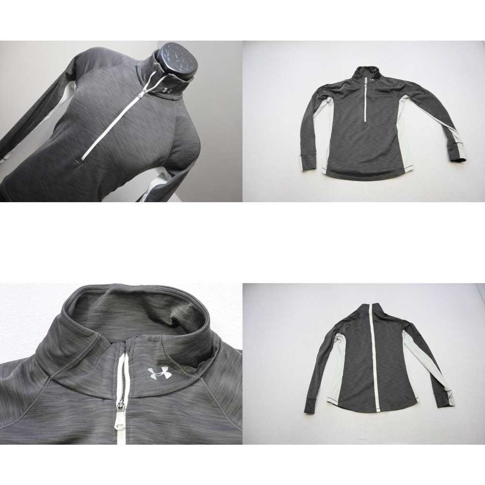 Nike Under Armour 1/2 Zip Athletic Jacket HeatGea… - image 4