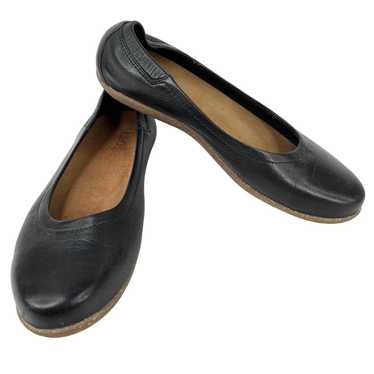 Other Taos Black Leather Ballet Flats 36 Rubber S… - image 1