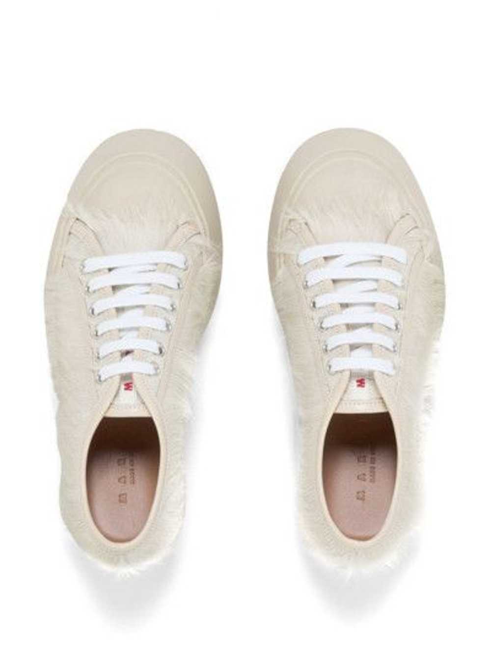 Marni o1w1db10524 Pablo Long Hair Lace-up Trainer… - image 4