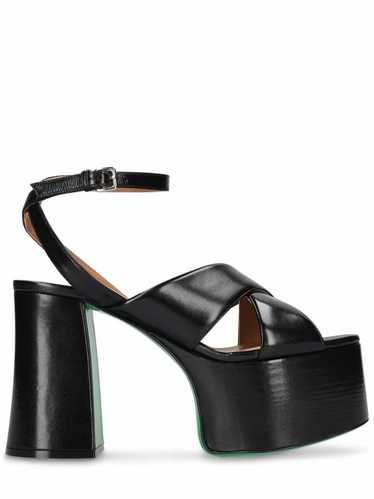 Marni o1w1db10524 Patent Leather Sandals in Black