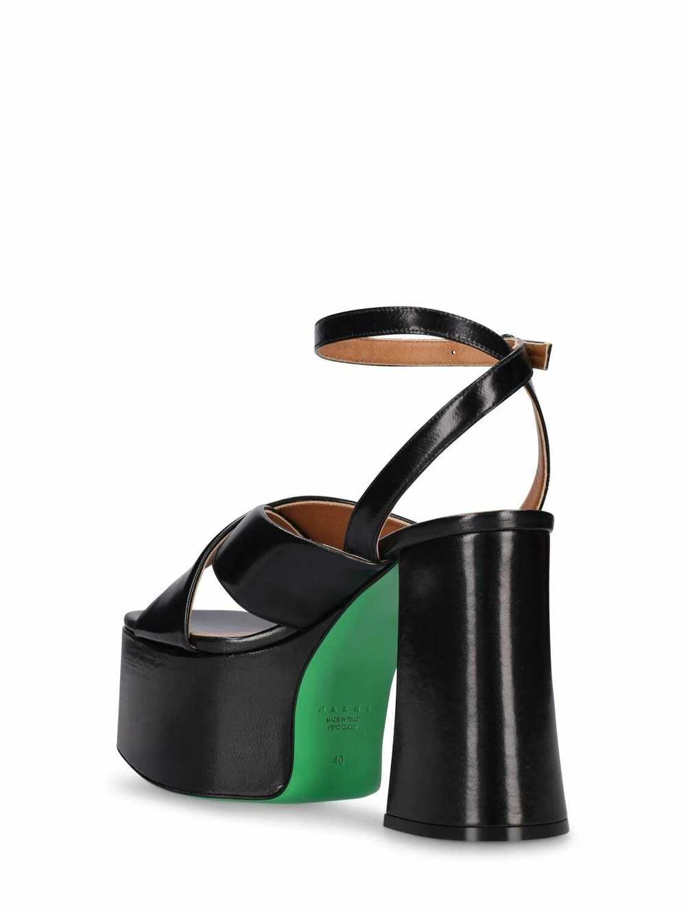Marni o1w1db10524 Patent Leather Sandals in Black - image 3