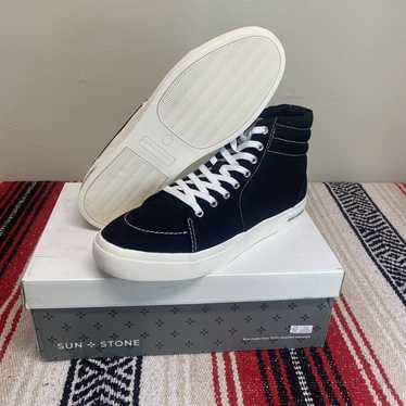 Other Sun + Stone Men's Jett High-Top Sneakers Bl… - image 1
