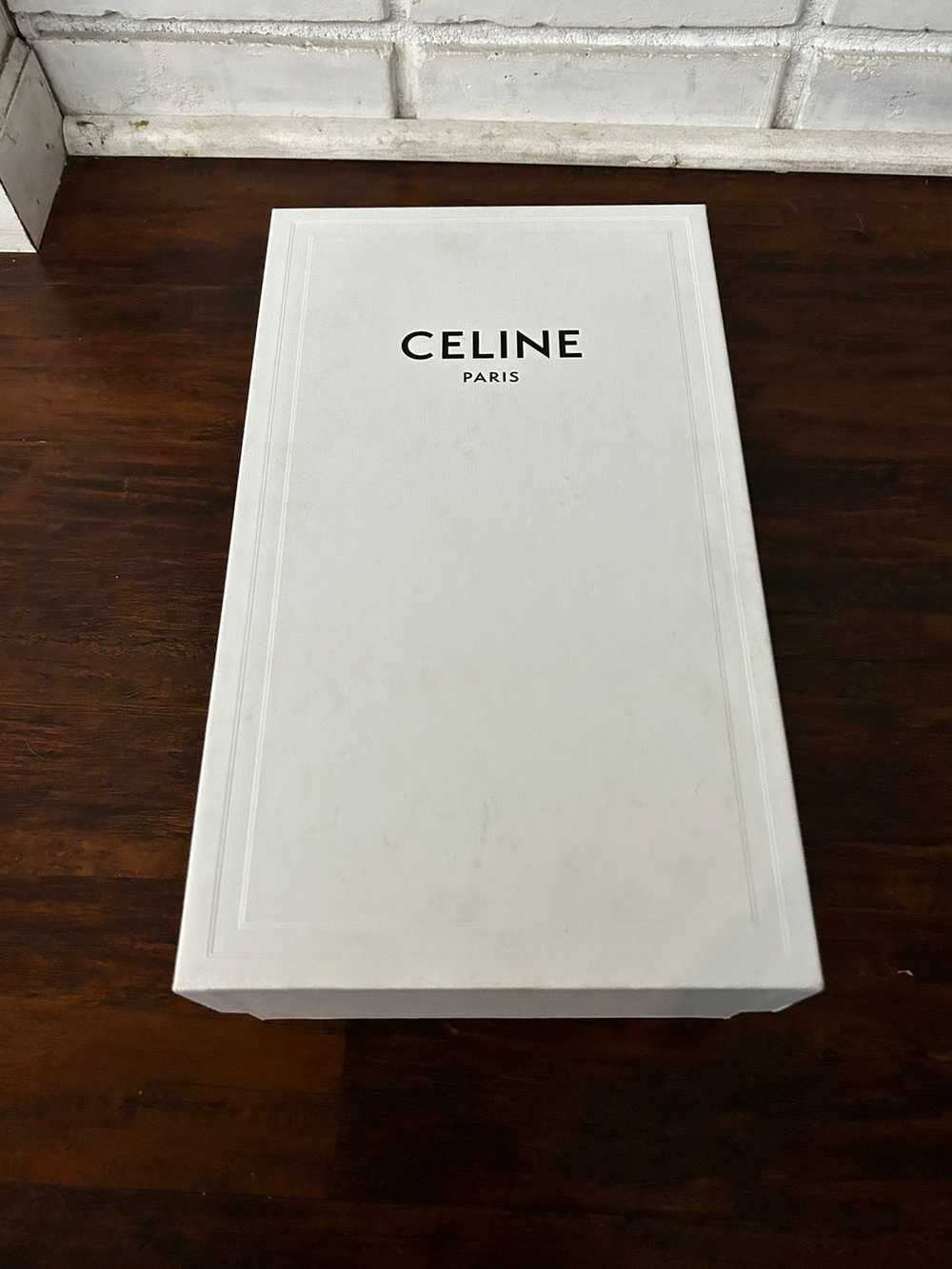Celine Celine White Calfskin Oxford Jacno (sz44) - image 8
