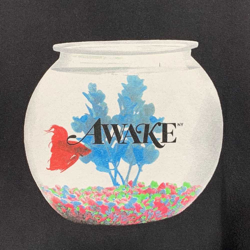 Awake NY Fishbowl Black Tee Size XL Streetwear - image 2