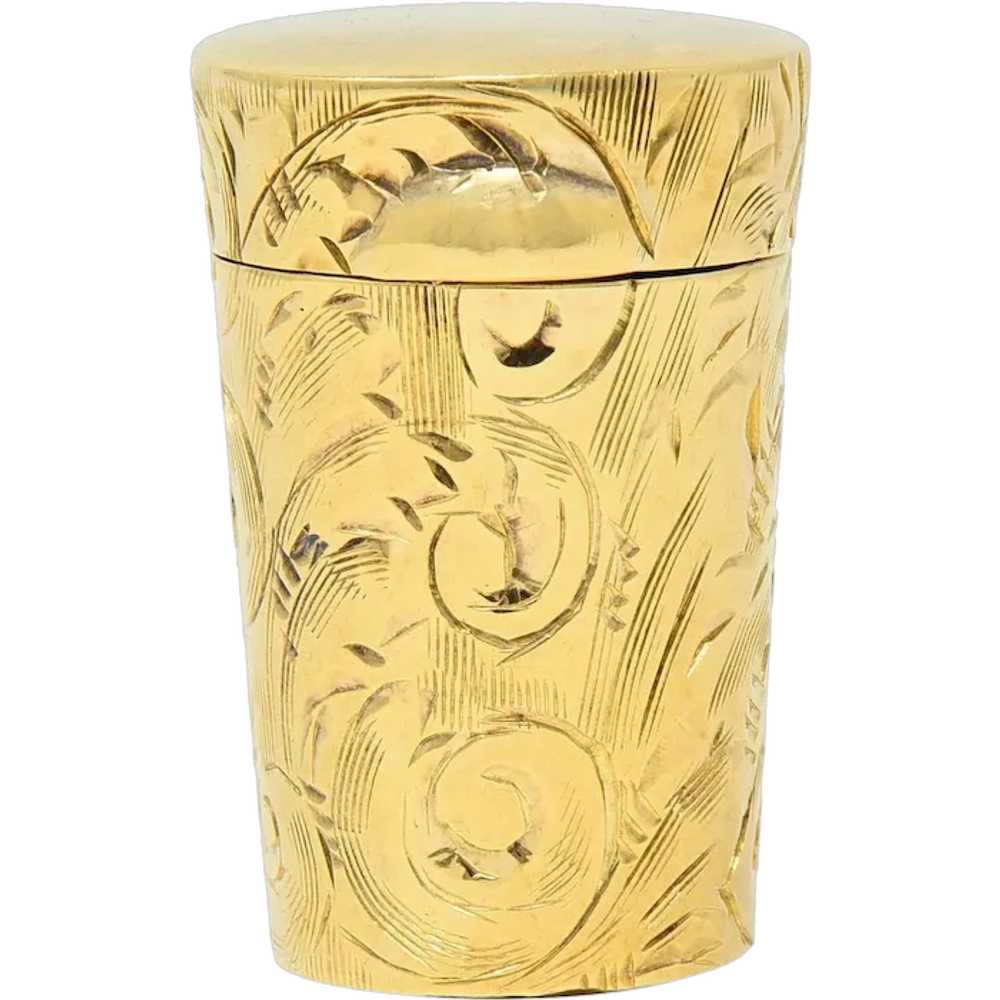 Tiffany & Co. Victorian 14K Yellow Gold Chatelain… - image 1
