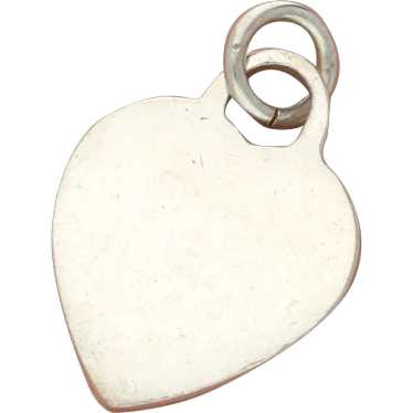 Sterling Silver Engravable Heart Pendant