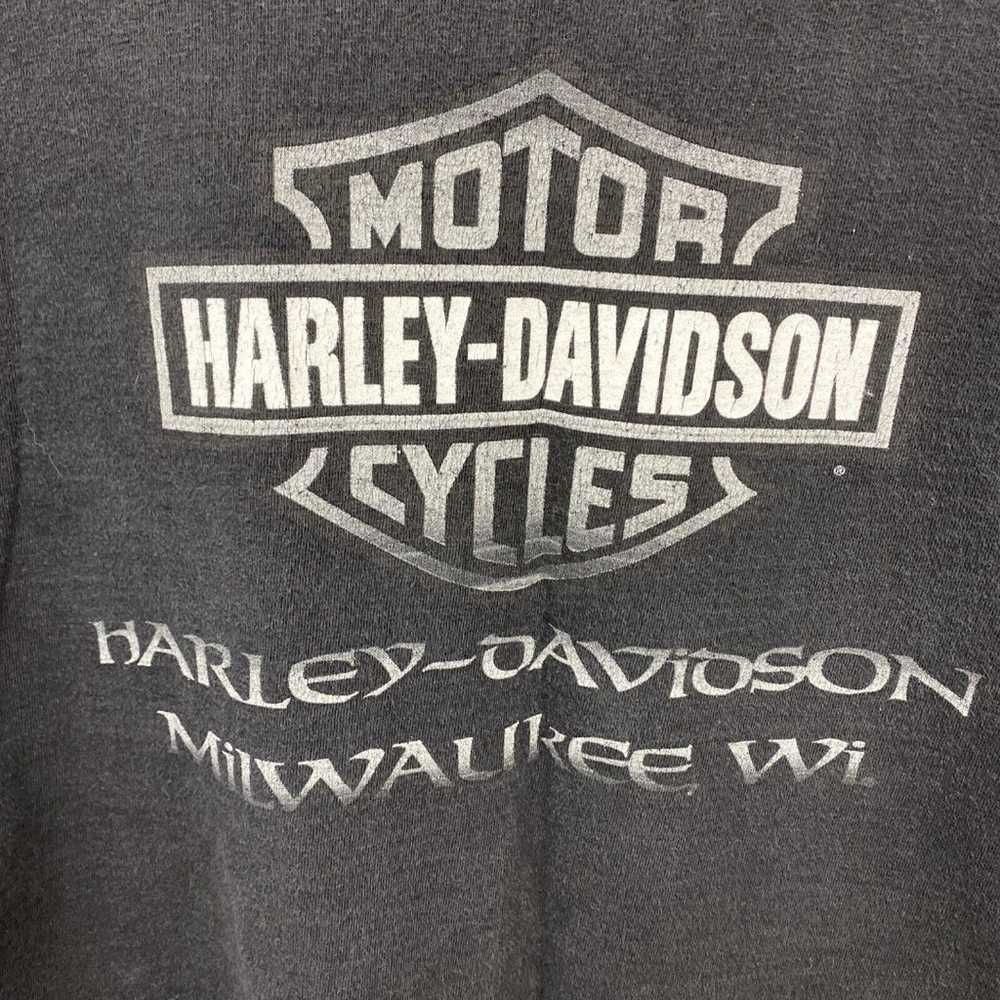 Harley Davidson Vintage Y2K Milwaukee T-Shirt Eag… - image 6