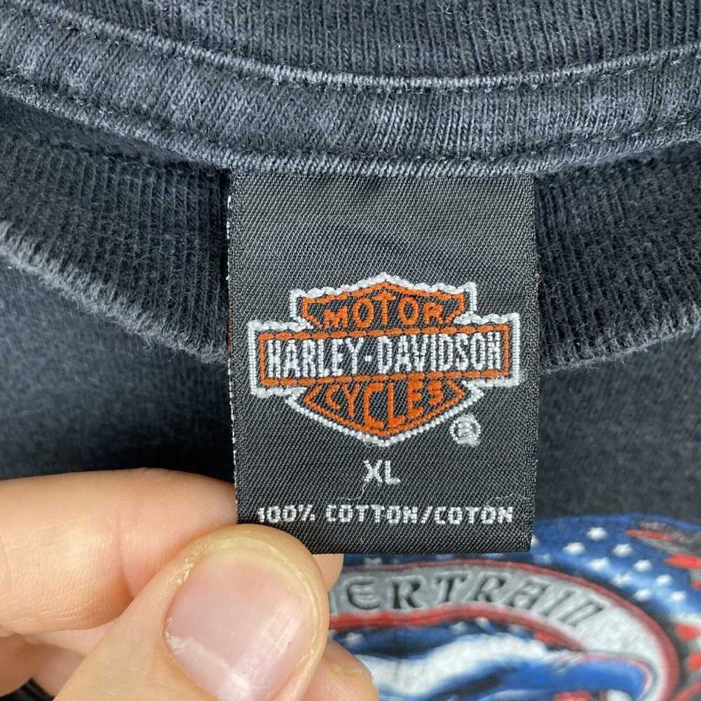 Harley Davidson Vintage Y2K Milwaukee T-Shirt Eag… - image 9