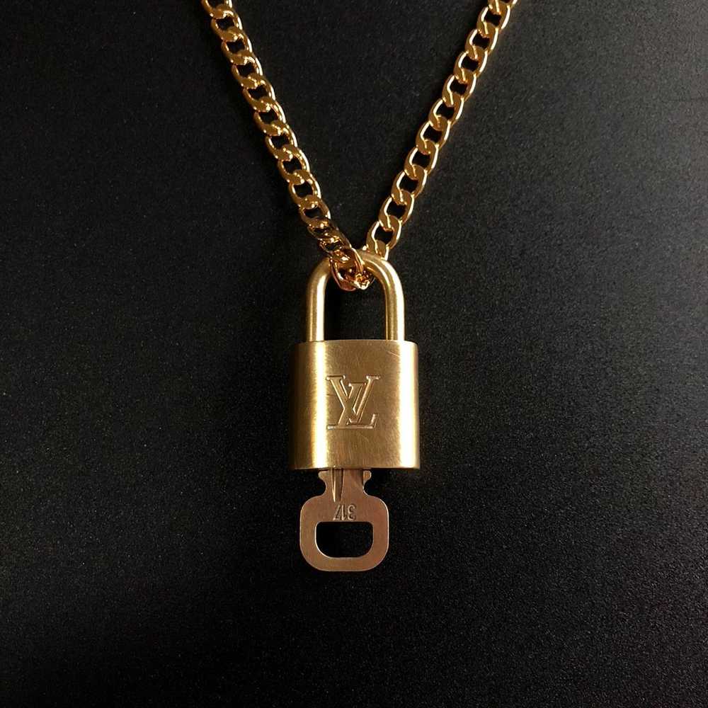 Louis Vuitton Louis Vuitton Lock, Key, & Gold Nec… - image 2