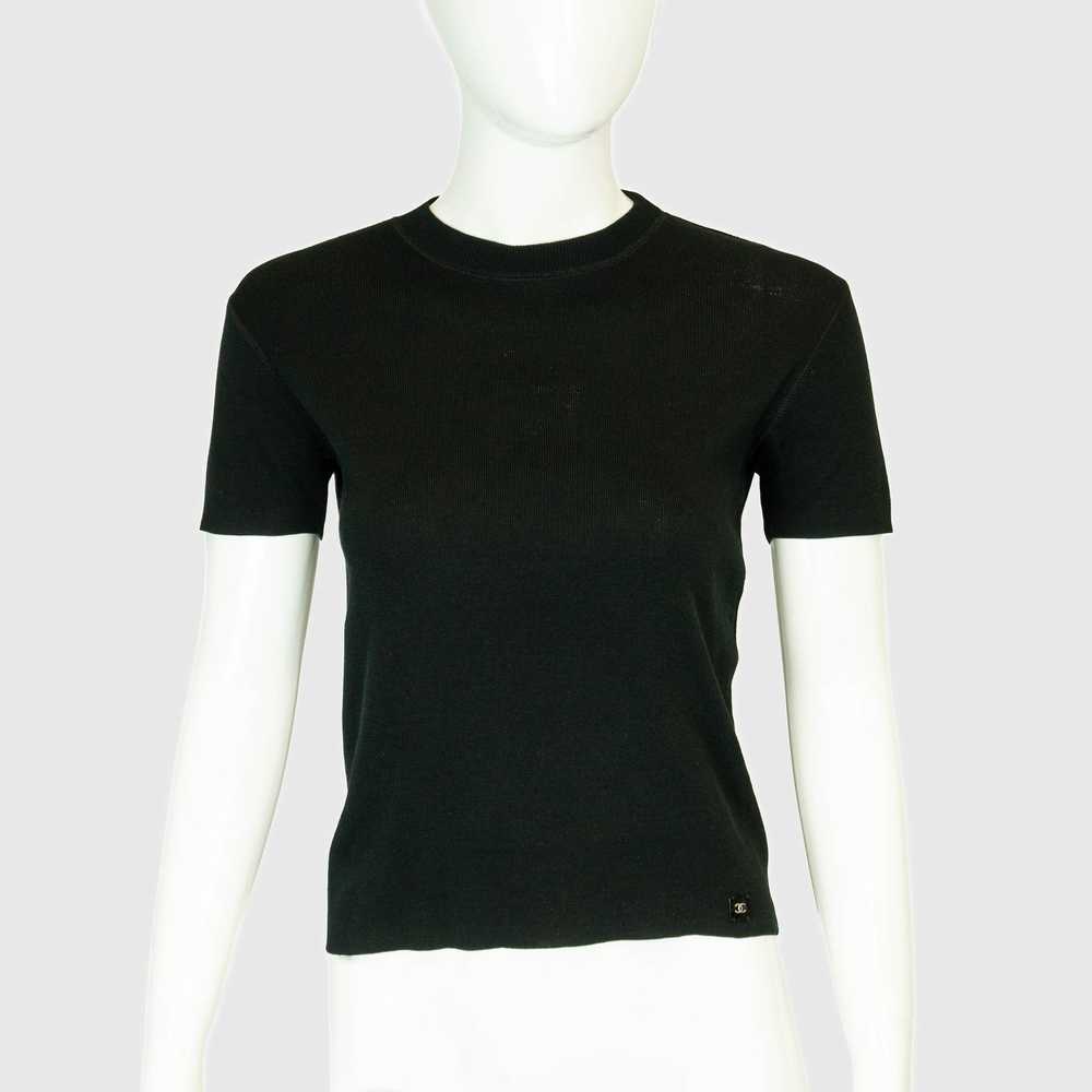 Chanel CHANEL Pre-Owned 2002 Crew Neck Fitted T-s… - image 1